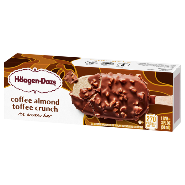 Haagen-Dazs Coffee Almond Crunch Ice Cream Bar | Hy-Vee Aisles