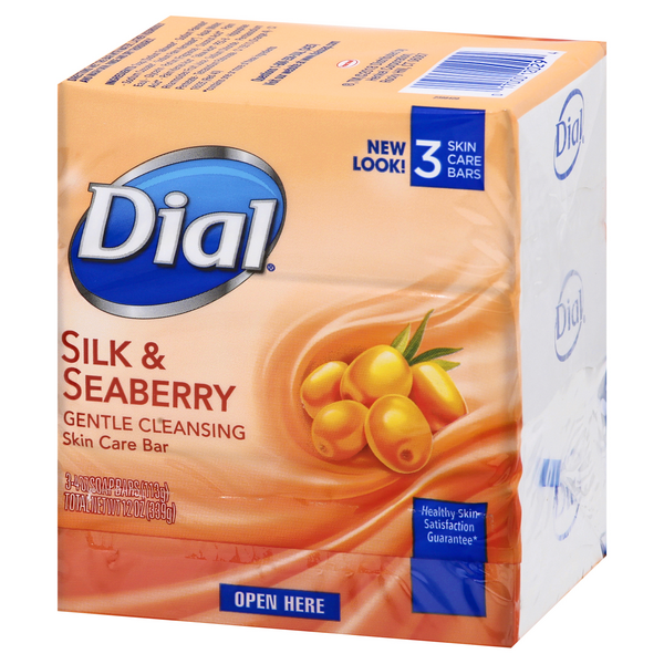 Dial Skin Care Bar Soap, Silk & Seaberry  Oz   Hy Vee Aisles