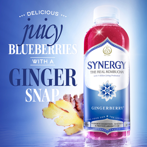 GT's Synergy Gingerberry Kombucha | Hy-Vee Aisles Online Grocery
