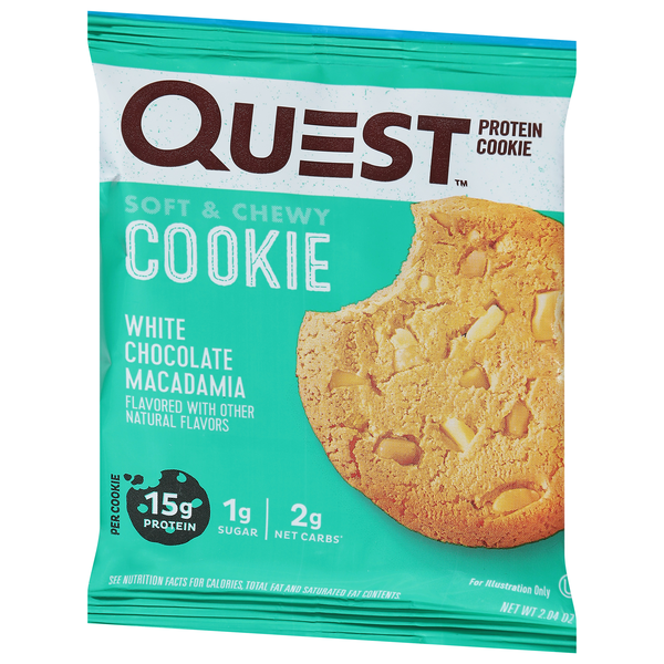 Quest Protein Cookie, White Chocolate Macadamia, Soft & Chewy | Hy