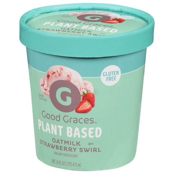 Good Graces Plant Based Oatmilk Strawberry Swirl Non-Dairy