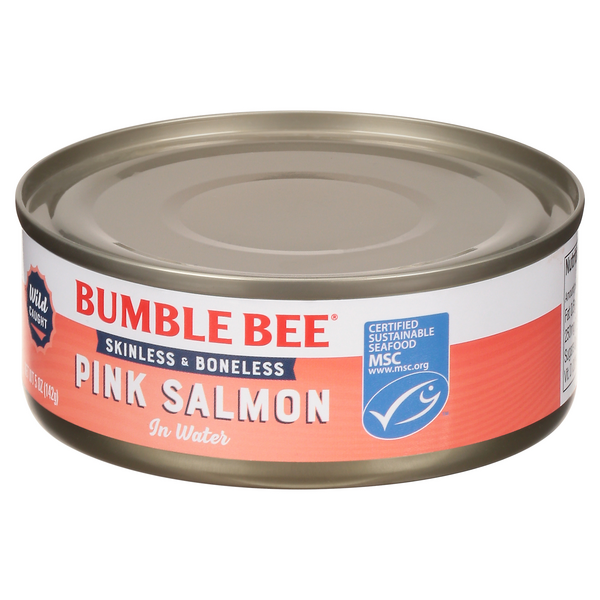 Bumble Bee Skinless & Boneless Pink Salmon in Water 5 oz. Can | Hy