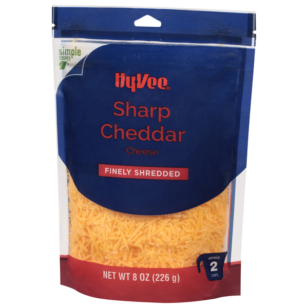 Hy-Vee Finely Shredded Sharp Cheddar Natural Cheese | Hy-Vee