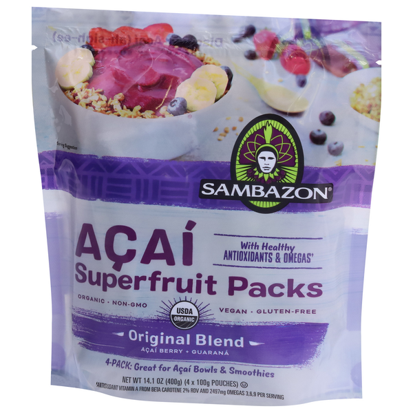 Acai Antioxidant Smoothie Kit, Frozen, NC, 24oz - Seal the Seasons