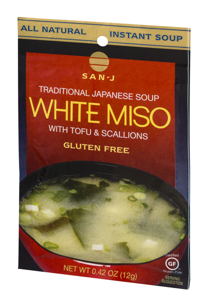 San-J Traditional Japanese Soup White Miso with Tofu & Scallions