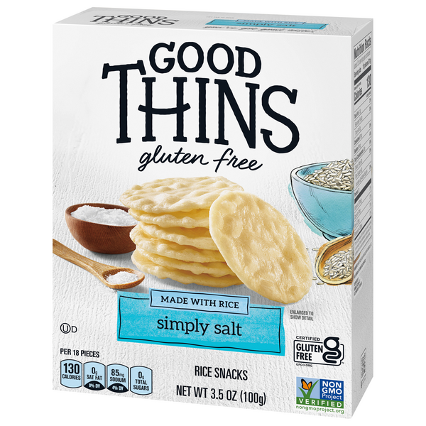 Good Thins Simply Salt Rice Snacks  Hy-Vee Aisles Online Grocery Shopping