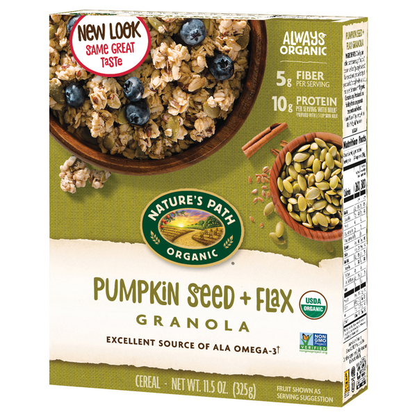 Nature's Path Organic Pumpkin Seed Plus Flax Granola 11oz