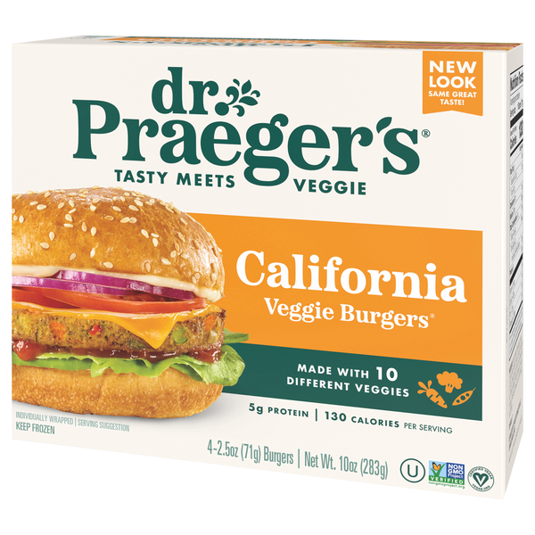 Dr. Praeger's California Veggie Burgers - 4 CT | Hy-Vee Aisles