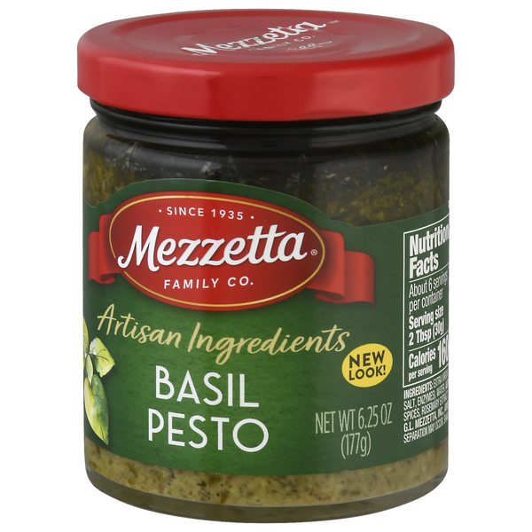 Mezzetta Basil Pesto 6.25 oz | Hy-Vee Aisles Online Grocery Shopping