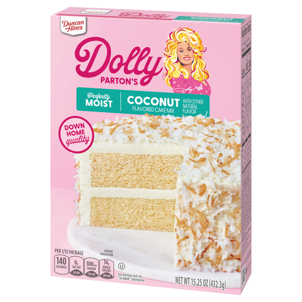 Duncan Hines Dolly Parton's Favorite Coconut Flavored Cake Mix