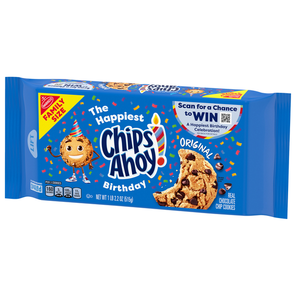 Party Size Chip's Ahoy Original Cookies  Food, Snack recipes, Chocolate  chip cookies