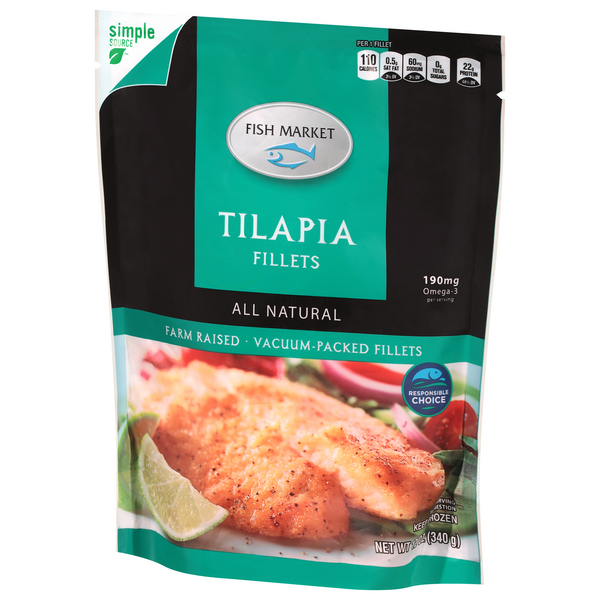 ・Fish Market・２２×２０×１５・ ・ Fish Market Tilapia Fillets | Hy-Vee Aisles Online Grocery Shopping
