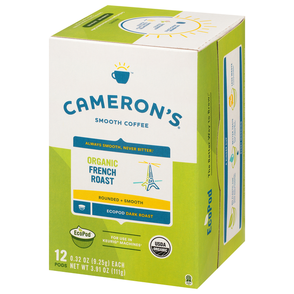 Cameron's Specialty Coffee Organic French Roast Dark Roast Single Serve ...