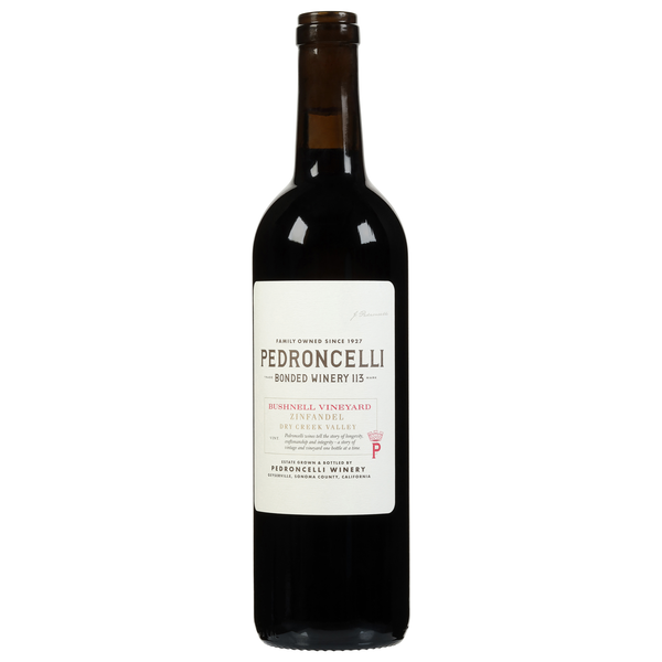 Pedroncelli Dry Creek Valley Bushnell Vineyard Zinfandel 750 ml