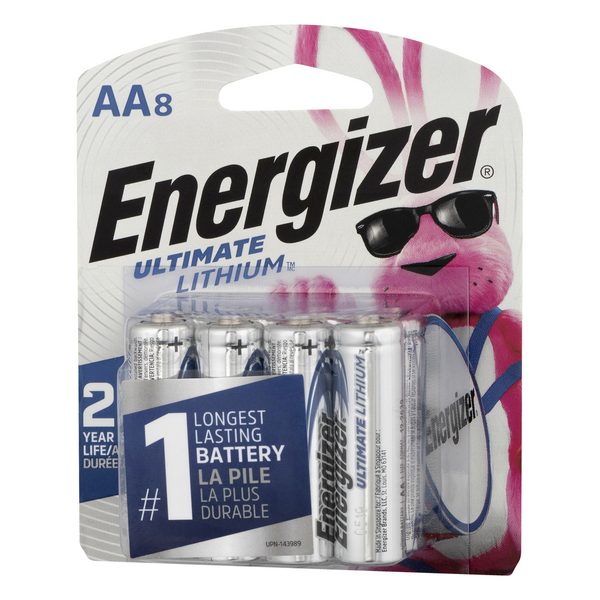 Energizer Ultimate Lithium AA Batteries, Double A Batteries, 18 ct.