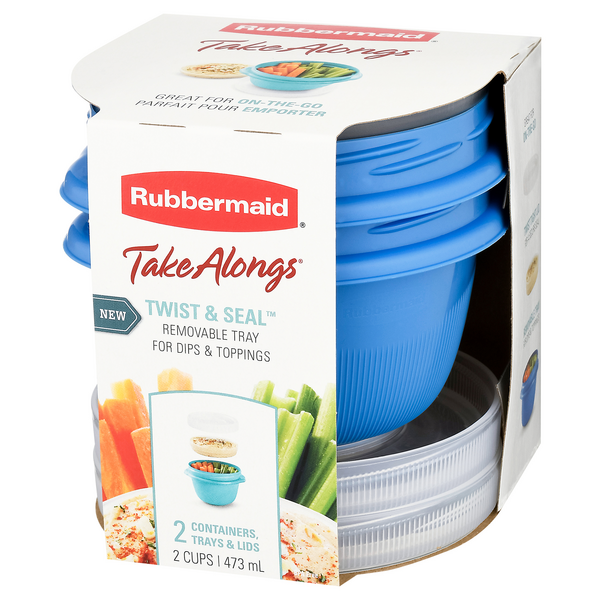 Rubbermaid Take Alongs Containers Trays & Lids