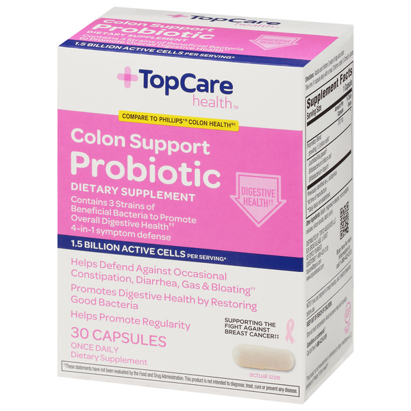 Colon Support TopCare Probiotic Colon Support Capsules | Hy-Vee Aisles Online Grocery ...