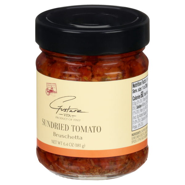 Gustare Vita Sundried Tomato Bruschetta 6.4 oz | Hy-Vee Aisles