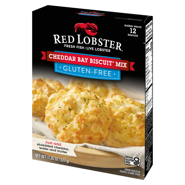 4 pack) Red Lobster Cheddar Bay Biscuit Mix, Makes 10 Biscuits, 11.36 oz  Box 