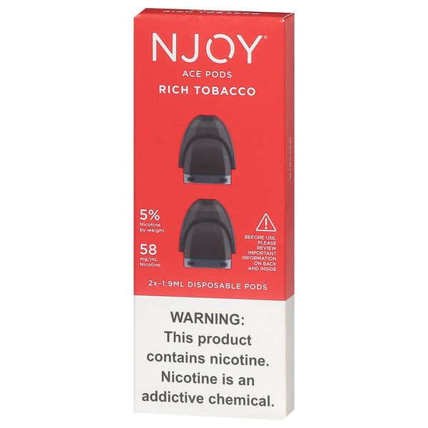 elf bar vape uk NJOY Ace Pods - Rich Tobacco main image 1