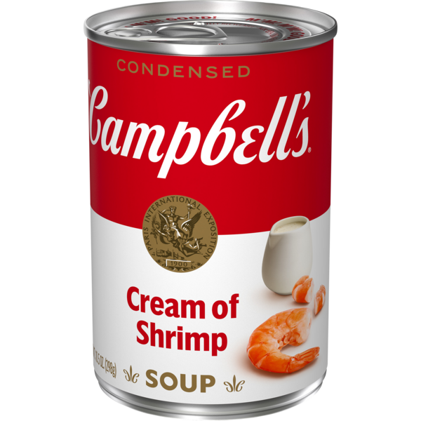 Campbell's Cream of Shrimp Soup - 1961  Shrimp soup, Snack mix, Seasoned  nuts