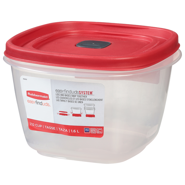 Rubbermaid Container + Lid, 9 Cups  Hy-Vee Aisles Online Grocery Shopping