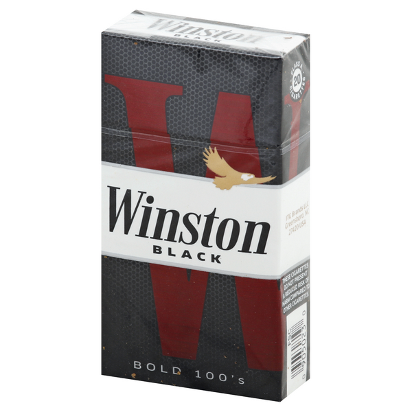 buy winston cigarettes Winston Cigarettes, Black, Bold 100's