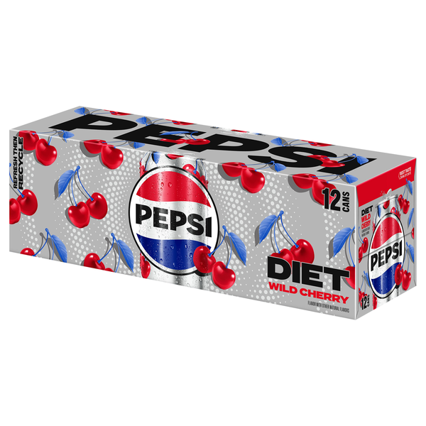 5EM018 PEPSI 飲料用キャリーケース 12個用 5セット Diet Pepsi Wild Cherry Cola 12 Pack | Hy-Vee Aisles Online Grocery