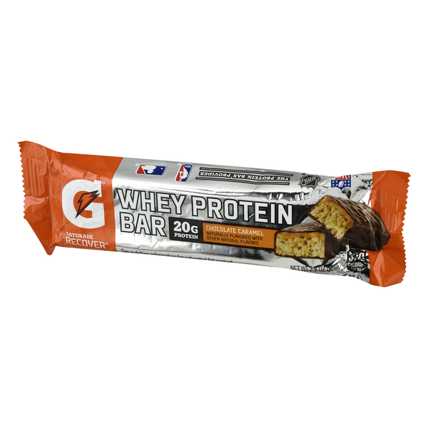 Gatorade Whey Protein Bars, Chocolate Chip, 20g Protein, 6 Count
