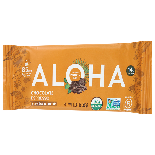 Aloha Protein Bar, Organic, Chocolate Espresso | Hy-Vee Aisles