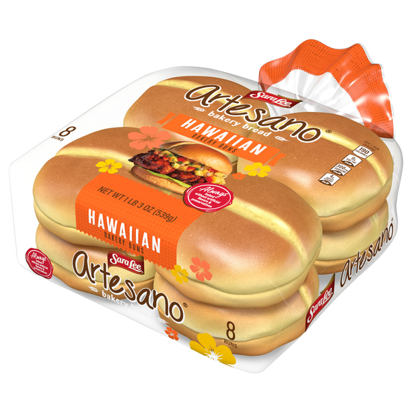 【割引中】他ページにもラババンあり〼❗️ラババン　バラ、セット売り◯ Sara Lee Artesano Bakery Buns, Hawaiian, 8Ct | Hy-Vee Aisles