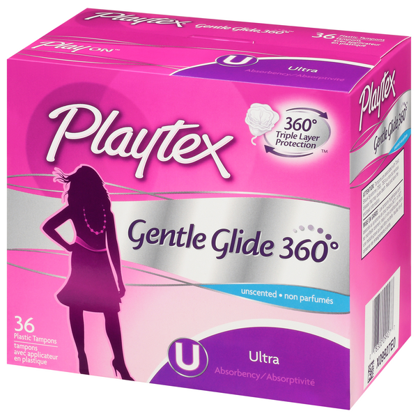 Playtex Gentle Glide 360 Ultra Tampons Unscented