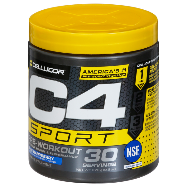 c4 sport caffeine amount