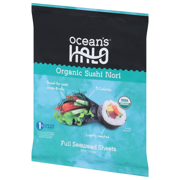 Ocean's Halo Organic Sushi Nori 1 oz | Hy-Vee Aisles Online