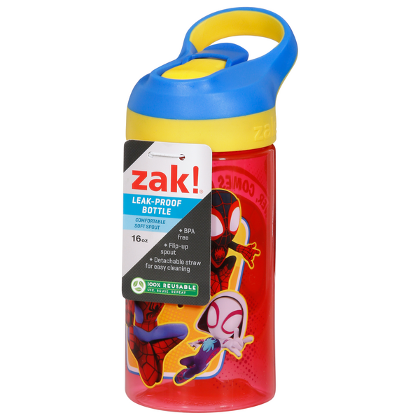 Zak! Water Bottle, Leak-Proof, 3+, 16 Ounce, Summer Living