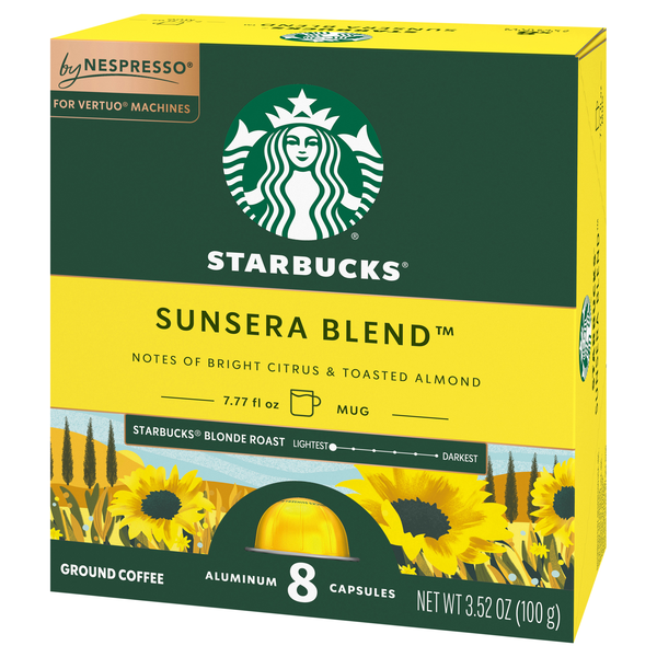 Starbucks Sunsera Blend 8 Aluminum Capsules 3.52 Oz | Hy-Vee Aisles Online  Grocery Shopping