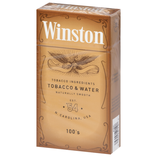 Winston Cigarette, Gold 100's