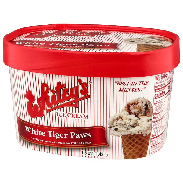 white★tiger★　3箱　ライフウェーブ エナジー アイス Whitey's Ice Cream White Tiger Paws | Hy-Vee Aisles Online Grocery