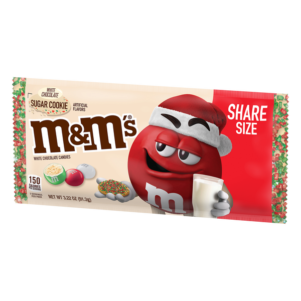 Save on M&M'S Sugar Cookie White Chocolate Candies Holiday Order Online  Delivery