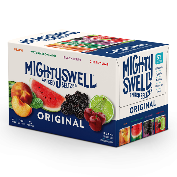 Mighty Swell Spiked Seltzer, Variety Pack 12Pk | Hy-Vee Aisles