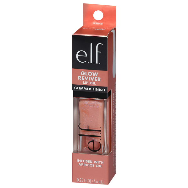 e.l.f. Glow Reviver Lip Oil Glimmer, Candy Coded | Hy-Vee Aisles