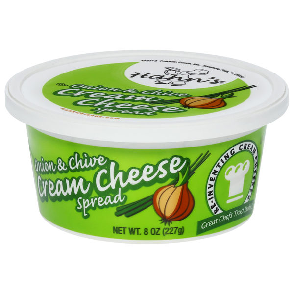 Hahn's Onion & Chive Cream Cheese Spread 8 oz | Hy-Vee Aisles