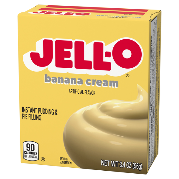 Jell-O Banana Cream Instant Pudding & Pie Filling | Hy-Vee Aisles