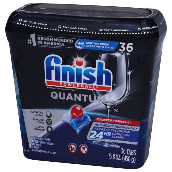 Finish Powerball Quantum Automatic Dishwasher Detergent 36Ct