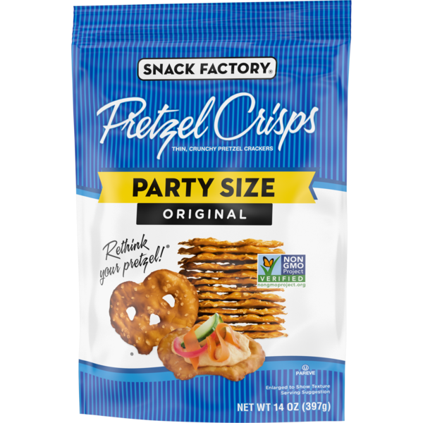 Snack Factory Pretzel Crisps Original Deli Style | Hy-Vee Aisles