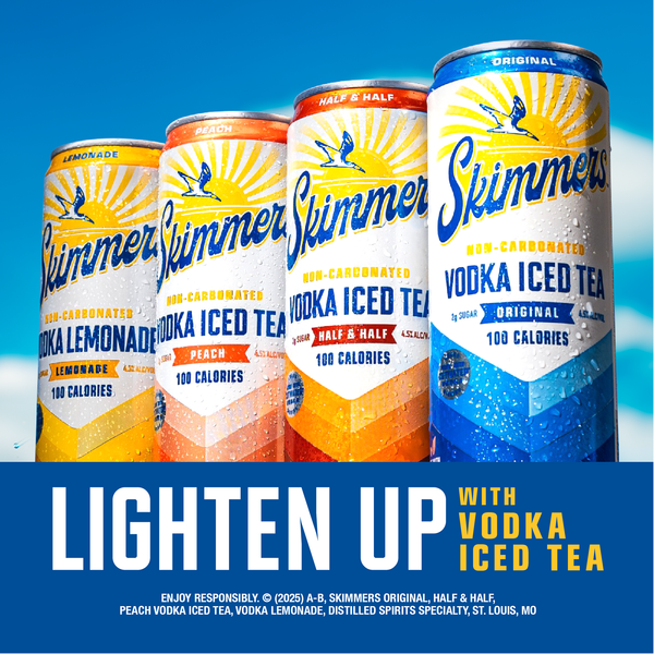 Skimmers Iced Teas & Lemonade, Non-Carbonated, Variety Pack, 8Pk