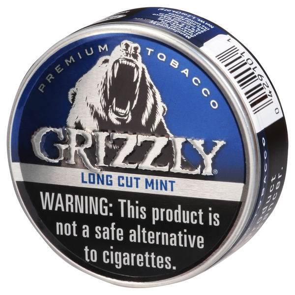 Grizzly Long Cut Premium Mint | Hy-Vee Aisles Online Grocery Shopping