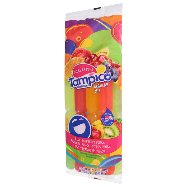 Tampico Freezer Pops, Regular Mix, 8-2.37 fl oz Pops | Hy-Vee