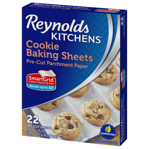 Reynolds Cookie Baking Sheets Non-Stick Parchment Paper. Shop Now 