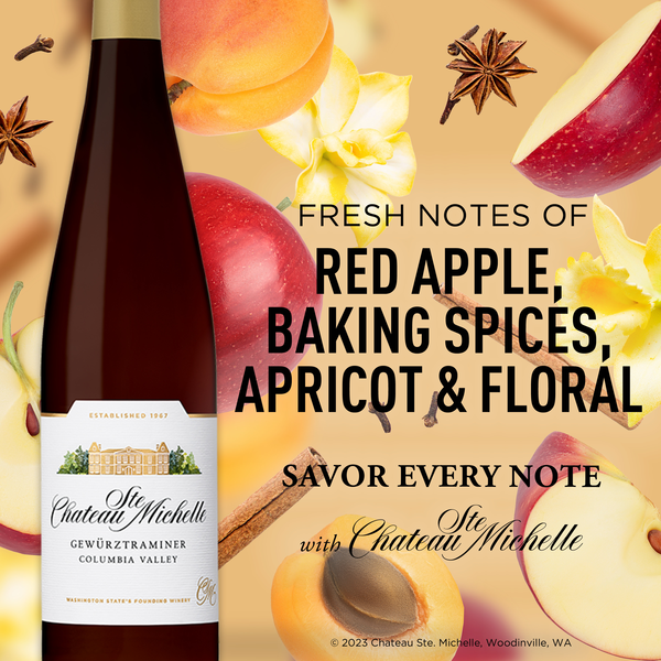 ウィンナー伯爵 Chateau Ste. Michelle Columbia Valley Gewurztraminer, White Wine